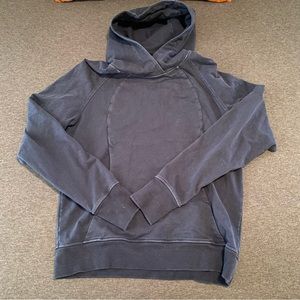Dark blue lululemon hoodie with front pocket